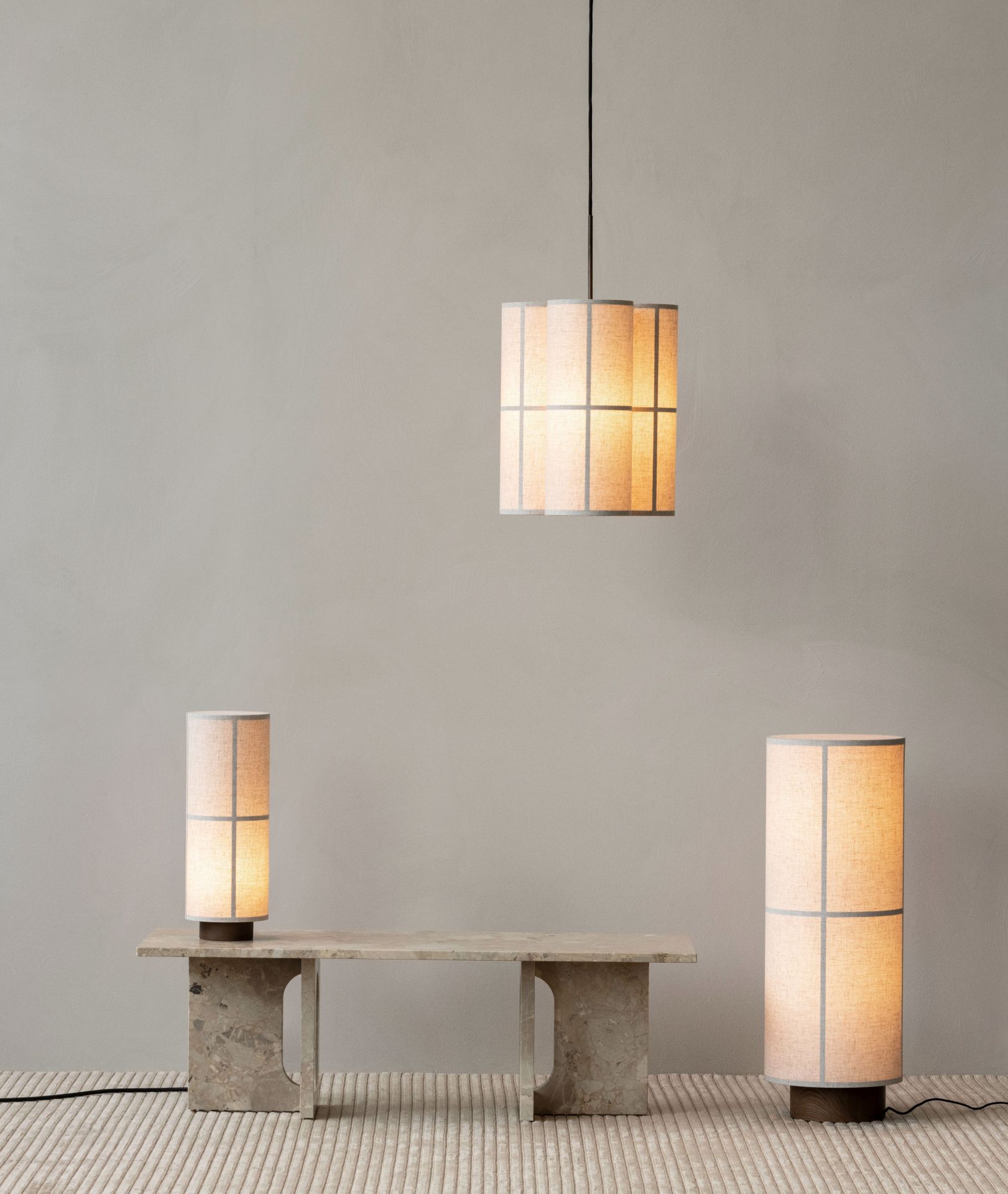 Hashira Pendant Cluster O32 Raw Menu Raw Small O 32 x H 60 cm AUDO 1504699